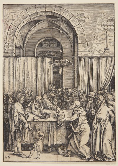 ヨアヒムの捧げ物の拒否 作： Albrecht Dürer