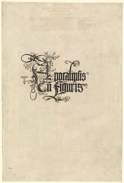 タイトルページ 作： Albrecht Dürer