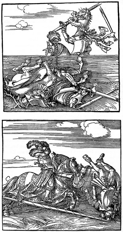 トーナメントシーン、1515-1516、1936 作： Albrecht Dürer