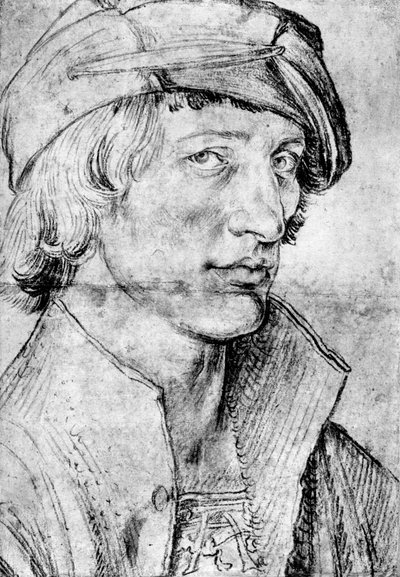 不明な肖像画、1514、1936 作： Albrecht Dürer