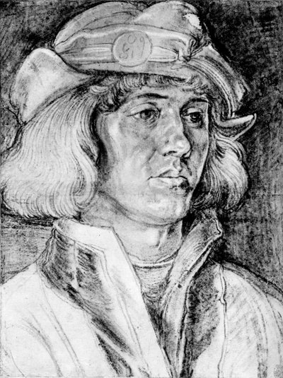 不明な肖像画、16世紀、1936 作： Albrecht Dürer