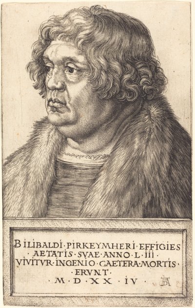 ウィリバルド・ピルクハイマー 作： Albrecht Dürer