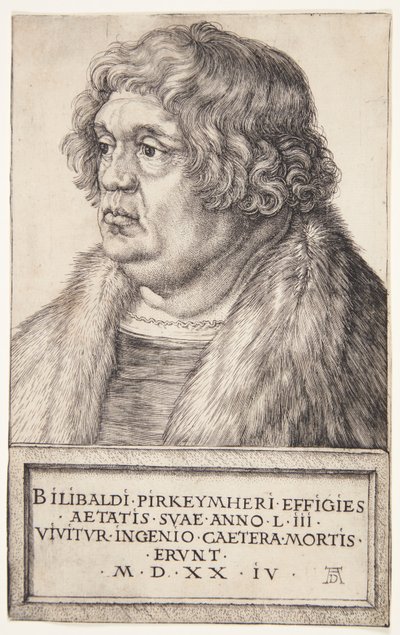 ウィリバルド・ピルクハイマー 作： Albrecht Dürer