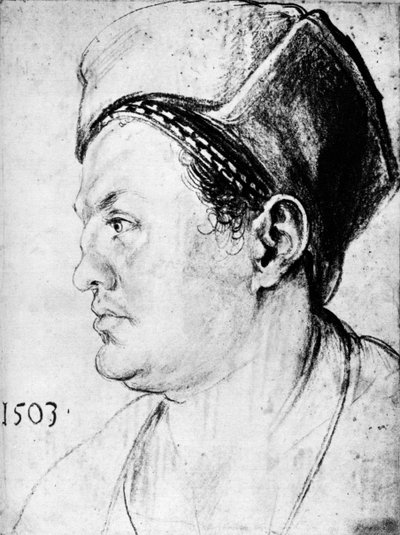 ウィリバルドピルクハイマー、1503年、1936年 作： Albrecht Dürer