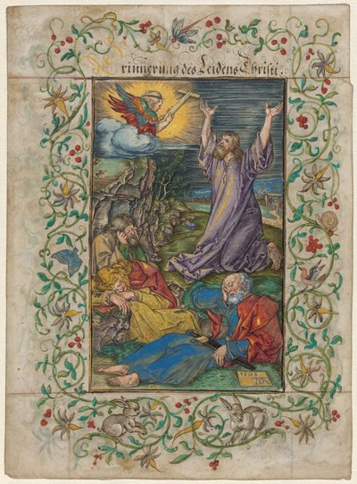 オリーブ山のキリスト 作： Albrecht Dürer and Georg Mack the Elder