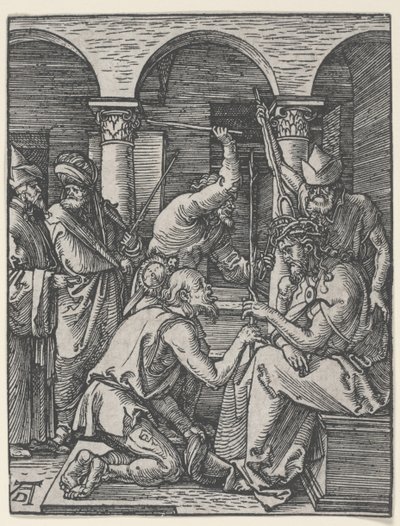 とげで戴冠したキリスト、1510年頃（木版画） 作： Albrecht Dürer