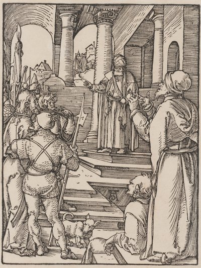 アンナスの前のキリスト 作： Albrecht Dürer