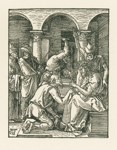 茨の冠を戴かれるキリスト 1509年頃 （木版画） 作： アルブレヒト・デューラーまたはデューラー