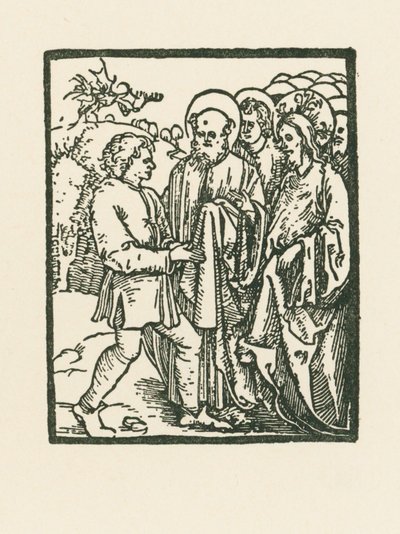 悪魔に取りつかれた人を癒すキリスト 作： Albrecht Dürer or Duerer
