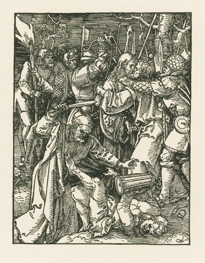 捕らわれの身となったキリスト 1509年頃（木版画） 作： アルブレヒト・デューラーまたはデューラー