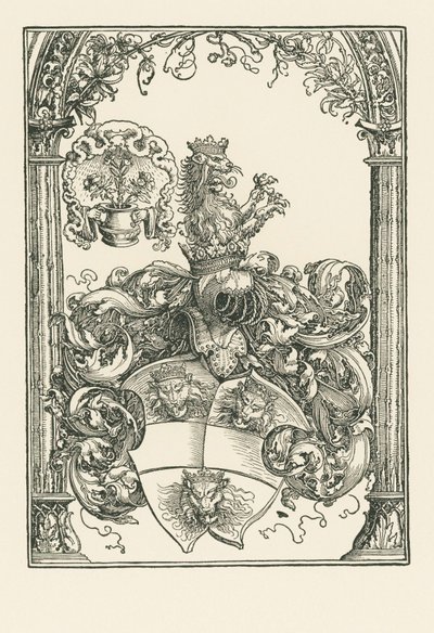 ヤコブ・ド・バニシスの紋章、1515年頃（木版画） 作： Albrecht Dürer or Duerer