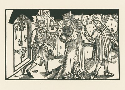 ダヴス、シモ、クレメス、1492-93年頃（木版画） 作： アルブレヒト・デューラーまたはデューラー