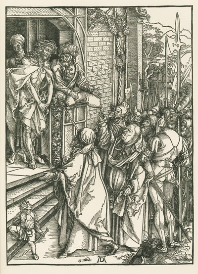 エッケ・ホモ、1498年頃（木版画） 作： Albrecht Dürer or Duerer