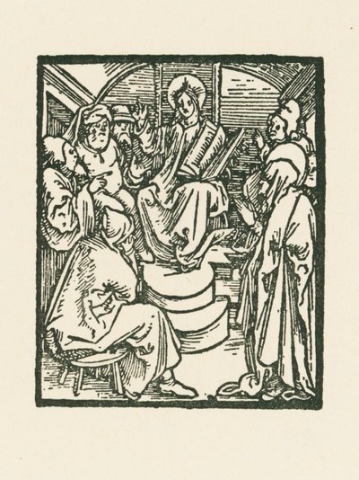 医師の中のイエス 作： Albrecht Dürer or Duerer