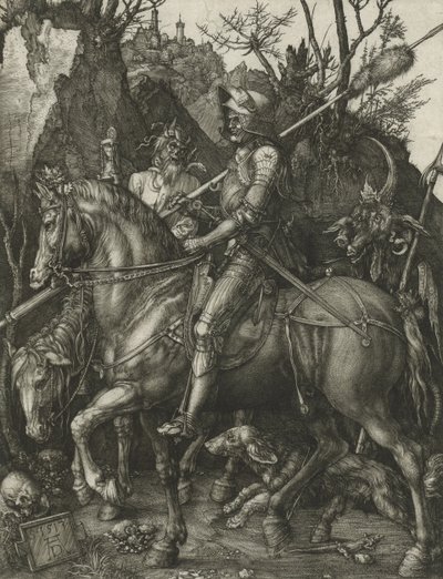 騎士、死、そして悪魔 作： Albrecht Dürer