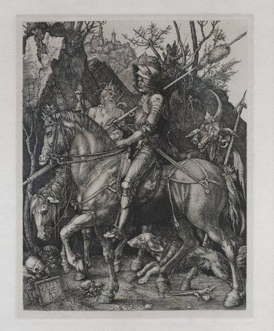 騎士、死、そして悪魔 作： Albrecht Dürer or Duerer