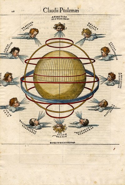 天球儀」と題された地図 作： Albrecht Dürer or Duerer