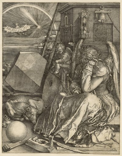 Melencolia I、1514 作： Albrecht Dürer
