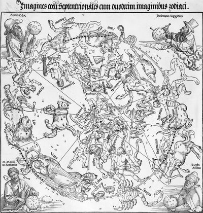 北半球と南半球のペア地図 作： Albrecht Dürer or Duerer