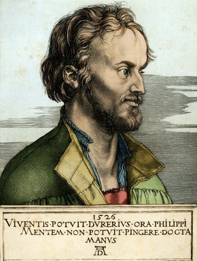 フィリッポ・メラントーネの肖像（彫刻） 作： Albrecht Dürer