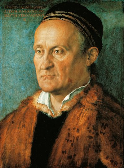ヤコブ・マフェルスの肖像 作： Albrecht Dürer