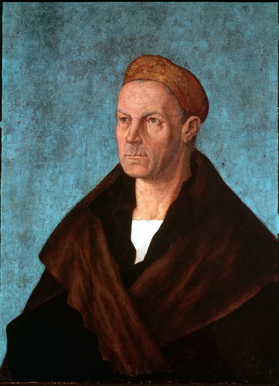 ドイツの銀行家Jakob II Fugger dit le Riche (1459-1525)の肖像 Detrempe d