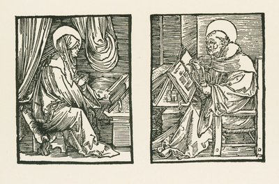 聖ビルギッタとアルマストラのペテロ 作： Albrecht Dürer or Duerer
