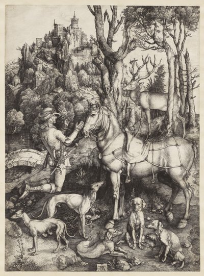 聖ユースタス、1501年頃 作： Albrecht Dürer