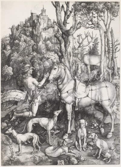 セント・ユースタス 1500年頃～1501年頃（エングレービング 作： Albrecht Dürer
