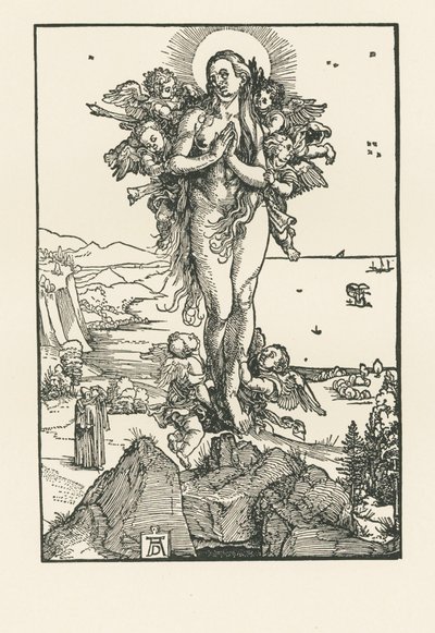 恍惚のマグダラの聖マリア 1504-05年頃（木版画） 作： アルブレヒト・デューラーまたはデューラー