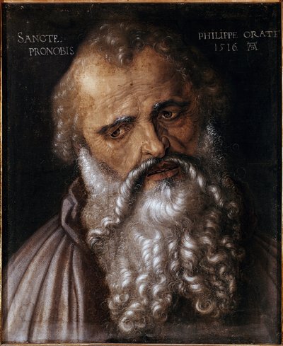 使徒聖フィリッポ（木にテンペラ 作： Albrecht Dürer