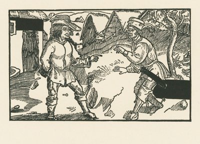シーラスとクレメス 1492-93年頃 （木版画） 作： アルブレヒト・デューラーまたはデューラー
