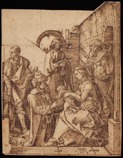 魔術師の崇拝 作： Albrecht Dürer
