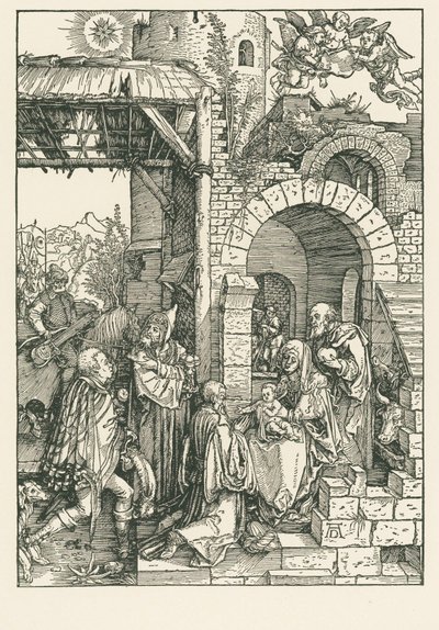三王礼拝》1503年頃（木版画） 作： アルブレヒト・デューラーまたはデューラー