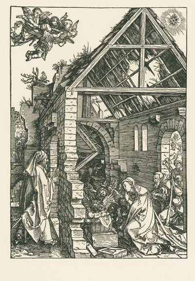 羊飼いの礼拝》1502-03年頃（木版画） 作： アルブレヒト・デューラーまたはデューラー
