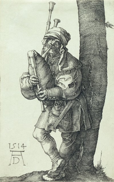 バグパイプ 作： Albrecht Dürer
