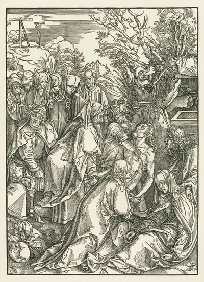 埋葬》1496-97年頃（木版画） 作： アルブレヒト・デューラーまたはデューラー