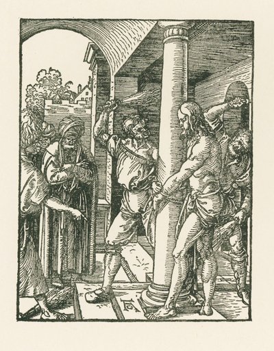 鞭打ち》1509年頃（木版画） 作： アルブレヒト・デューラーまたはデューラー