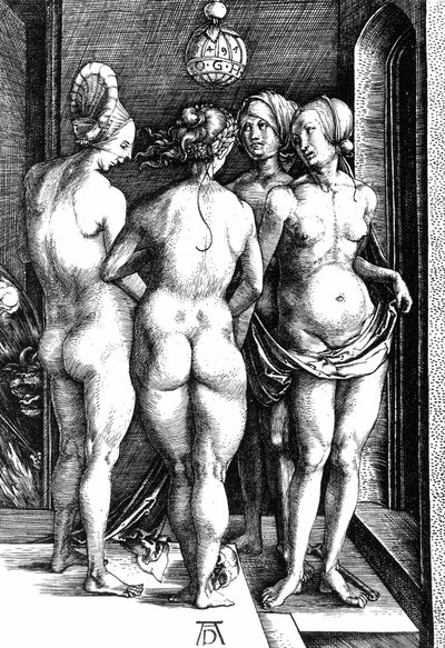 4人の魔女 作： Albrecht Dürer or Duerer