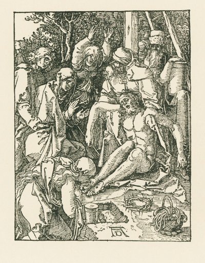 キリストへの哀歌》1509-10年頃（木版画） 作： アルブレヒト・デューラーまたはデューラー