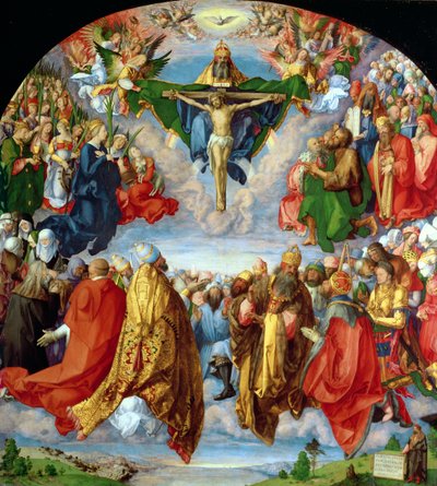 ランダウアー祭壇画、諸聖人の日 作： Albrecht Dürer