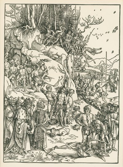 万人の殉教》1496年頃（木版画） 作： アルブレヒト・デューラーまたはデューラー