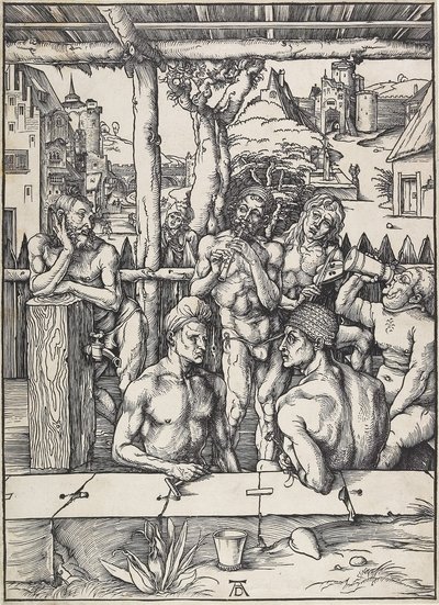 男性用バス、1496-1497年頃 作： Albrecht Dürer