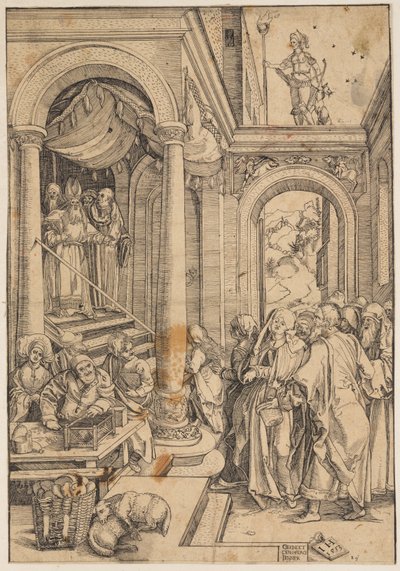 神殿での聖母の奉納 作： Albrecht Dürer