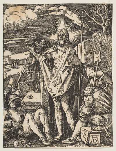 小さな情熱からの復活、c.1510 作： Albrecht Dürer