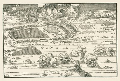 要塞の包囲右ブロック 作： Albrecht Dürer or Duerer