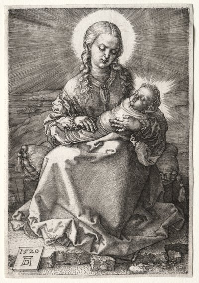 幼子を抱く聖母 作： Albrecht Dürer or Duerer