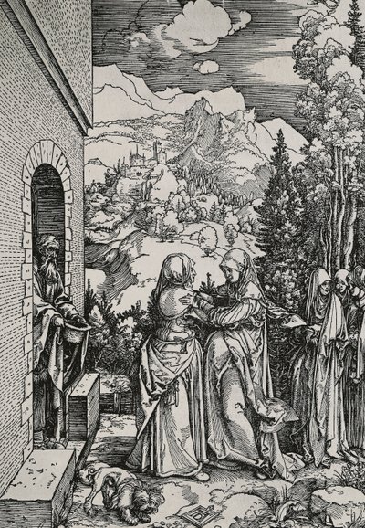 訪問の様子 作： Albrecht Dürer