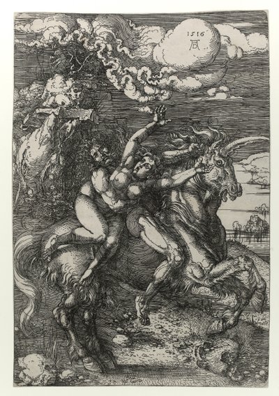 ユニコーンの誘拐事件 作： Albrecht Dürer