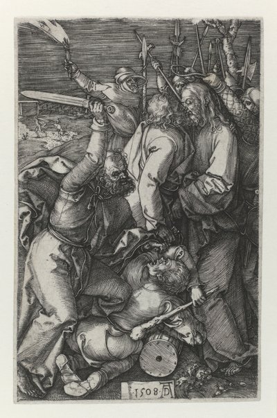 キリストの逮捕。 1508 作： Albrecht Dürer